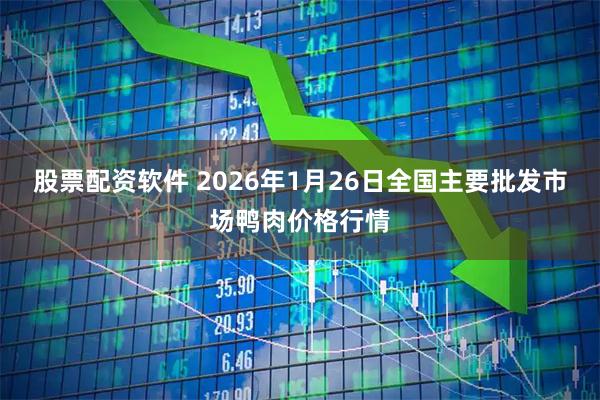 股票配资软件 2026年1月26日全国主要批发市场鸭肉价格行情